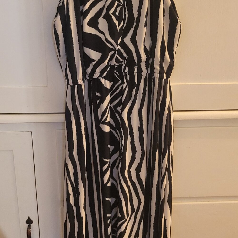 Chicos' zebra print maxi dress